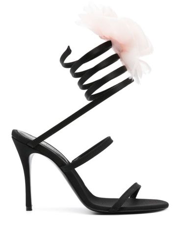 Sandales à fleur appliquée 110 mm - Magda Butrym - Modalova