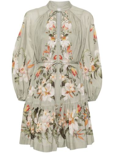 Robe courte Lexi Billow en lin - ZIMMERMANN - Modalova