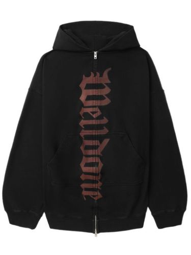 Hoodie zippé à logo imprimé - We11done - Modalova