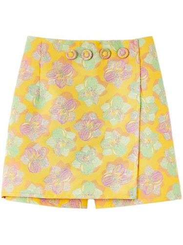 DESTREE short à fleurs - Jaune - DESTREE - Modalova