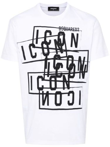 T-shirt Icon Stamps en coton - DSQUARED2 - Modalova