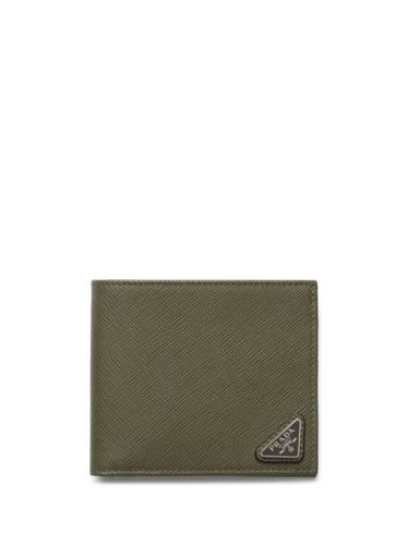 Portefeuille en cuir Saffiano à design pliant - Prada - Modalova