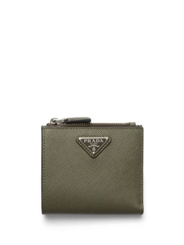 Petit portefeuille en cuir Saffiano - Prada - Modalova