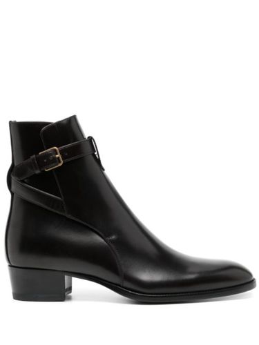 Wyatt leather ankle boots - Saint Laurent - Modalova