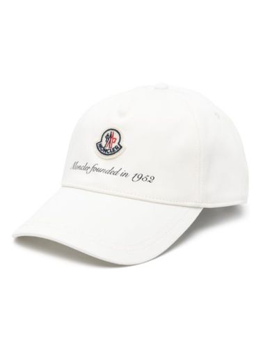 Casquette en coton à patch logo - Moncler - Modalova