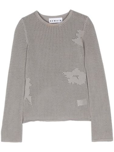 REMAIN pull Heva en crochet - Gris - REMAIN - Modalova