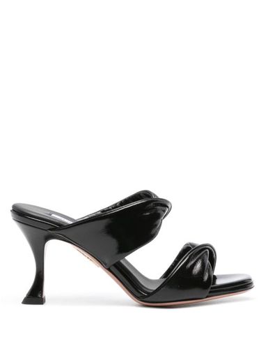Mules Twist 75 mm en cuir - Aquazzura - Modalova