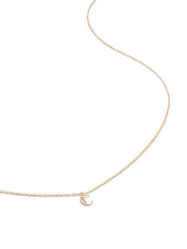 Collier Initial C en 14ct - Monica Vinader - Modalova