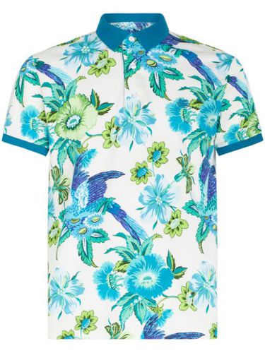 ETRO polo en coton à fleurs - Bleu - ETRO - Modalova