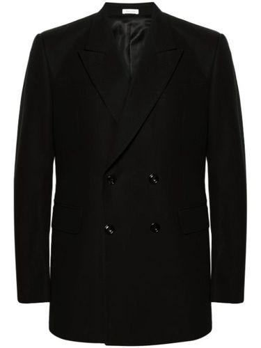 Blazer en coton à boutonnière croisée - Alexander McQueen - Modalova