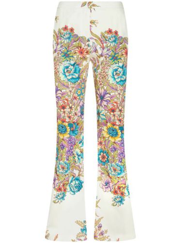 Pantalon évasé à fleurs - ETRO - Modalova