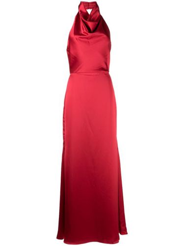 Robe longue en satin à dos-nu - Amsale - Modalova