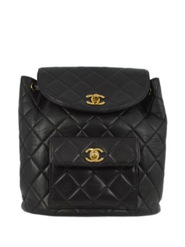 Grand sac à dos Duma en cuir (1995) - CHANEL Pre-Owned - Modalova