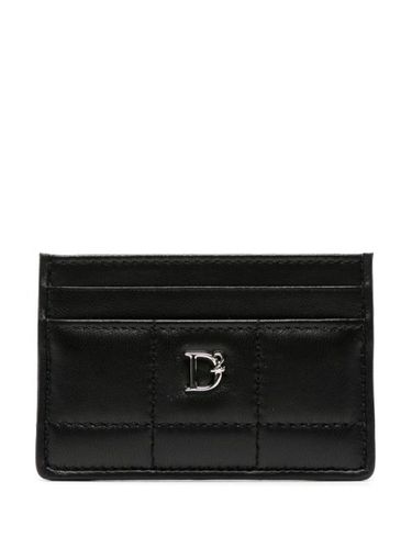 Porte-cartes matelassé à plaque D2 - DSQUARED2 - Modalova