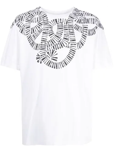 T-shirt en coton à imprimé Snake Wings - Marcelo Burlon County of Milan - Modalova