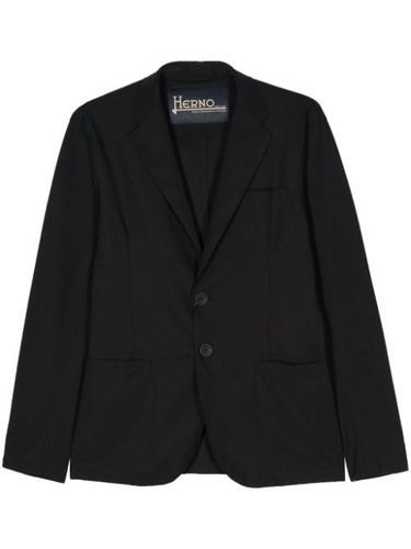 Blazer boutonné à coupe stretch - Herno - Modalova