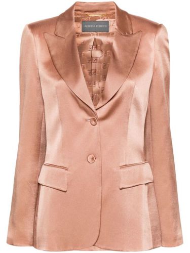 Blazer à simple boutonnage - Alberta Ferretti - Modalova