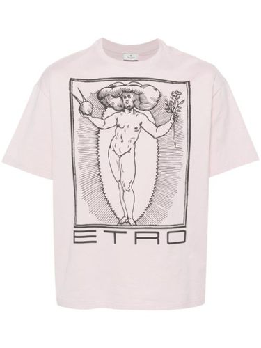 T-shirt à imprimé graphique - ETRO - Modalova