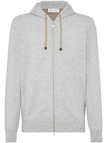 Hoodie en cachemire à fermeture zippée - Brunello Cucinelli - Modalova