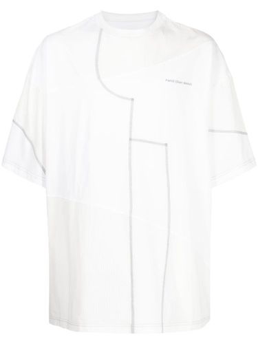 T-shirt en coton à empiècements - Feng Chen Wang - Modalova