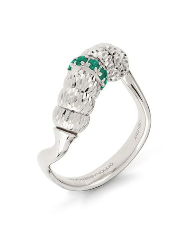 Bague Enigma en or blanc 18ct - Officina Bernardi - Modalova