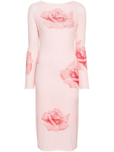 Robe mi-longue à design plissé - Kenzo - Modalova