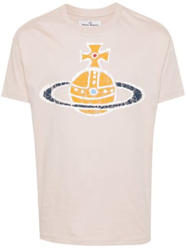 T-shirt en coton à logo Orb imprimé - Vivienne Westwood - Modalova