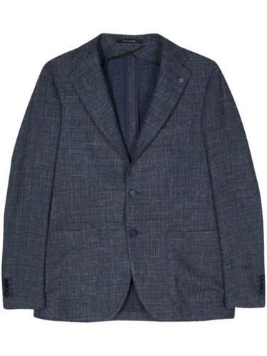 Blazer chiné à simple boutonnage - Tagliatore - Modalova