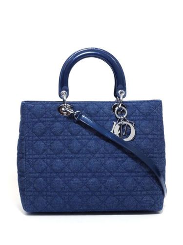 Grand sac à main Cannage Lady Dior pre-owned (2000) - Christian Dior Pre-Owned - Modalova