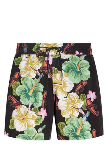 ETRO short de bain à fleurs - Noir - ETRO - Modalova