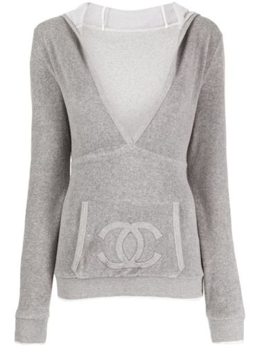 Hoodie à logo cousu (2009) - CHANEL Pre-Owned - Modalova