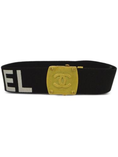 Ceinture à logo imprimé (1994) - CHANEL Pre-Owned - Modalova