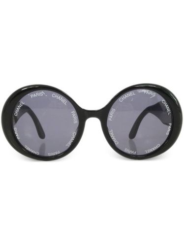 Lunettes de soleil à monture ovale - CHANEL Pre-Owned - Modalova