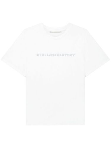 T-shirt à logo strassé - Stella McCartney - Modalova