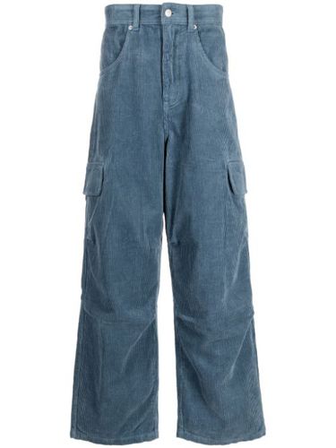 Pantalon en velours côtelé à poches cargo - FIVE CM - Modalova