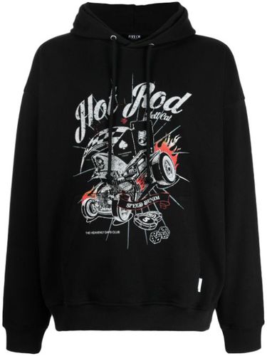 Hoodie en coton à imprimé graphique - FIVE CM - Modalova