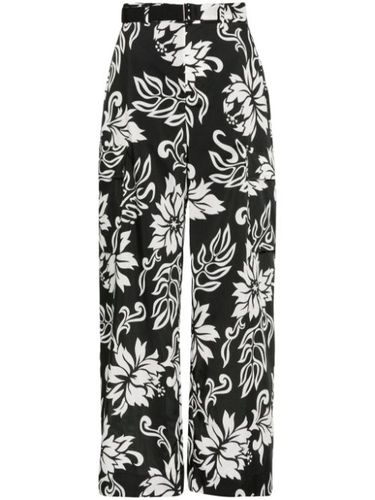 Pantalon cargo à fleurs - sacai - Modalova