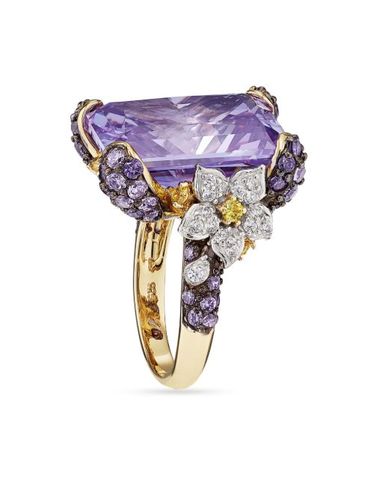 Bague Lilac Cinderella en or 18ct - Anabela Chan - Modalova