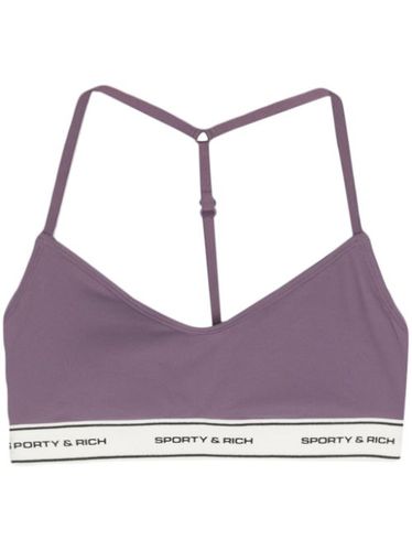 Brassière de sport à logo en relief - Sporty & Rich - Modalova