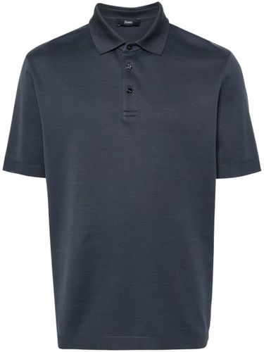 Herno polo en coton - Bleu - Herno - Modalova
