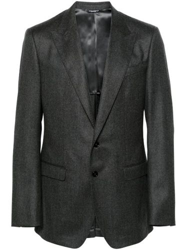 Blazer en laine vierge à simple boutonnage - Dolce & Gabbana - Modalova