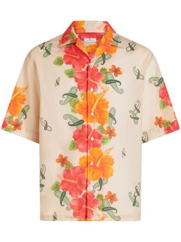 Chemise en coton à fleurs - ETRO - Modalova