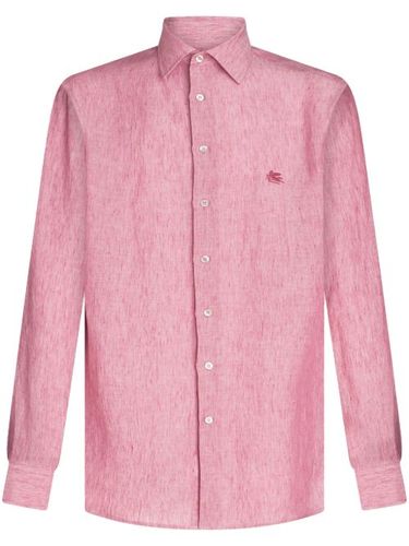 Chemise en lin à broderies Pegaso - ETRO - Modalova