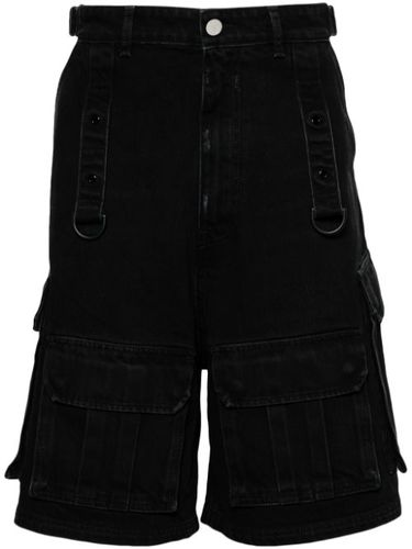 Short cargo en jean à taille haute - VETEMENTS - Modalova