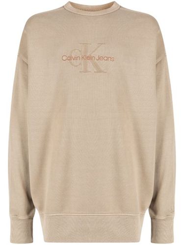Sweat à logo brodé - Calvin Klein - Modalova