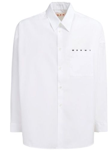Chemise à logo imprimé - Marni - Modalova