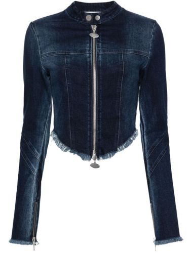 Veste en jean à bords francs - CANNARI CONCEPT - Modalova