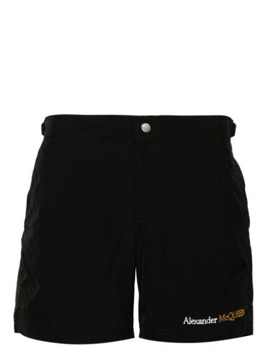 Short de bain à logo brodé - Alexander McQueen - Modalova