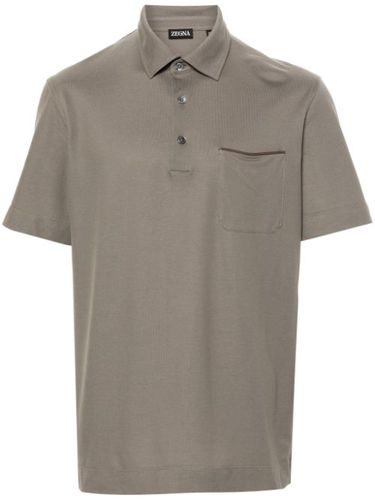 Zegna polo à poche poitrine - Gris - Zegna - Modalova