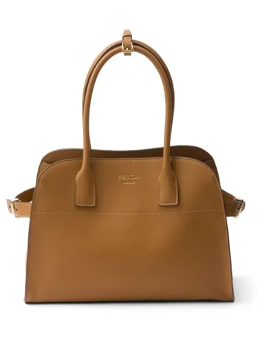 Sac cabas médium en cuir - Prada - Modalova